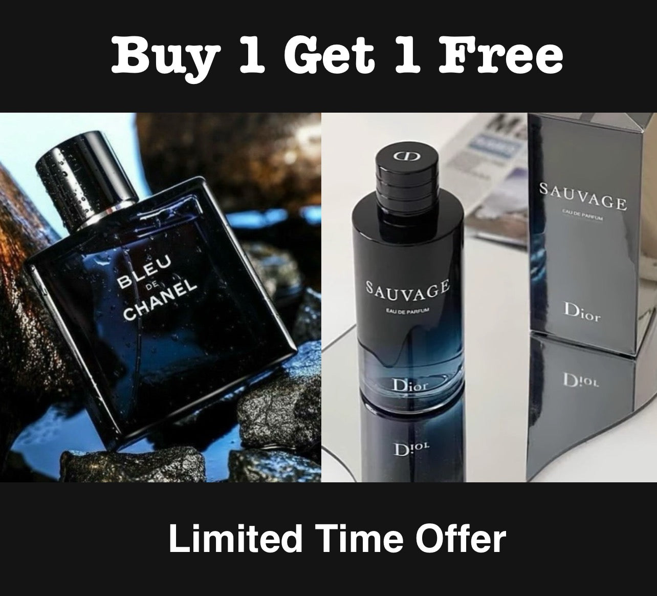 Buy 1 Get 1 Free - New LeftOver Branded Perfume